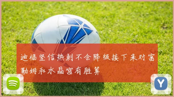 迪福坚信热刺不会降级接下来对富勒姆和水晶宫有胜算